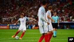 L'équipe d'Angleterre. 