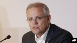 El primer ministro australiano Scott Morrison dijo que la embajada no será trasladada hasta que se firme un acuerdo de paz entre Israel y los palestinos.