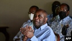 Laurent Gbagbo à Abidjan en Côte d'Ivoire, 28 juin 2021.