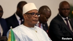 Le président malien Ibrahim Boubacar Keita, lors du sommet des chefs d'État de l'UEMOA, à Abidjan, en Côte d'Ivoire, le 12 juillet 2019. REUTERS / Luc Gnago