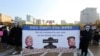 韩国拥川反川民众准备迎接川普来访