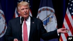 Dan takarar shugaban kasar Amurka a karkashin jam'iyyar Republican, Donald Trump