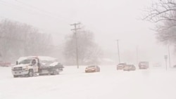 美國中部遭受暴風雪襲擊
