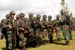Pasukan TNI yang bertugas di Provinsi Papua. (Foto dok. Antara/Reuters)