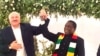 Zimbabwe President Emmerson Mnangagwa with his Belarus counterpart, President Alexander Lukashenko