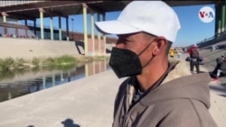 Carlos Pérez, migrante venezolano en la frontera entre EEUU y México 