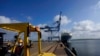 Dermaga Pelabuhan Internasional yang dikelola China di Hambantota, Sri Lanka, Selasa, 16 Agustus 2022. (AP/Eranga Jayawardena)