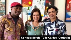 Gociante Patissa, Ângela Frga e Sérgio Túlio Caldas