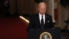 El presidente de EEUU, Joe Biden, habla sobre la violencia armada durante un discurso en horario estelar desde la Casa Blanca en Washington, EEUU, el 2 de junio de 2022.
