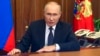 Predsednik Rusije Vladimir Putin tokom obraćanja naciji u Moskvi, 21. septembra 2022.