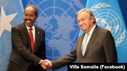 Hassan Sheekh iyo António Guterres