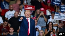 Bivši predsjednik SAD Donald Trump na mitingu u Pensilvaniji, septembar 2022.