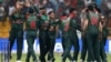 بنگلا دیش کے کھلاڑی ایشیا کپ کے سپر فور کے مرحلے میں پاکستان کو شکست دے کر خوشی کا اظہار کر رہے ہیں۔ 26 ستمبر 2018