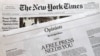 FILE - An editorial titled "A Free Press Needs You" is published in The New York Times, Aug. 16, 2018, in New York.