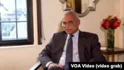 Presidente de Cabo Verde, José Maria Neves, em entrevista à Voz da América em Nova Iorque (Foto de Arquivo)