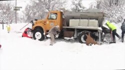 Más de 1,30 metros de nieve en una ciudad de Pennsylvania