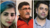 از راست: اسماعیل بخشی، علی نجاتی و سپیده قلیان 