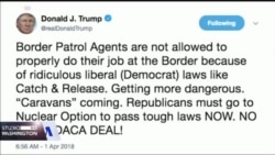 Predsjednik Trump poziva na strožije anti-imigrantske zakone. "Sanjari" bez zaštite.