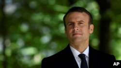 Le président français Emmanuel Macron le 10 mai 2017 à Paris.