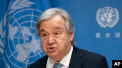 Sekjen PBB Antonio Guterres mengutuk peningkatan eksekusi dan hukuman mati oleh pemerintah Iran (foto: dok). 