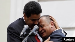 Maduro y Cabello han dado demostraciones públicas de unión para la fortaleza del régimen chavista.