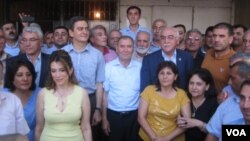 Cəmil Həsənli Milli Şura üzvləri ilə birgə 