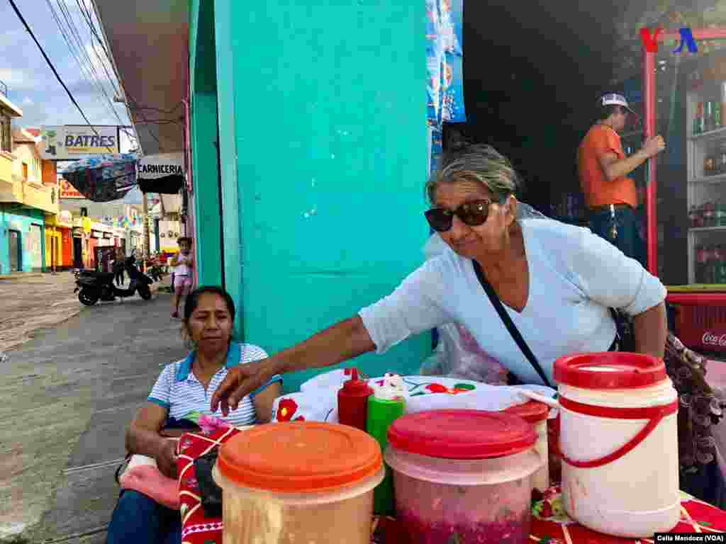 El mercado en Santa Catarina Mita es donde el pueblo de las ciudades cercanas van a vender sus mercancías 