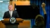 美国国务卿蓬佩奥（Michael Pompeo）2020年7月1日在记者会上（路透社）