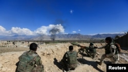 Les forces de sécurité afghanes