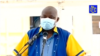 Vital Kemehe au premier jour de son procès dans la prison de Makala (CPRK), Kinshasa, RDC, 11 mai 2020. VOA/Capture d'écran