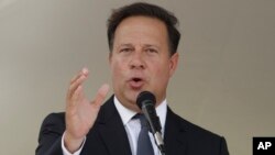 Le président du Panama Juan Carlos Varela 