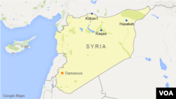 Kobani, Hasakah, dan Raqqa, Suriah