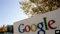 Exterior view of Google headquarters in Mountain View, Calif., undated file photo.