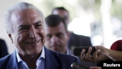 Michel Temer, Presidente interino do Brasil