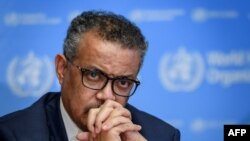 Le directeur général de l'Organisation mondiale de la santé (OMS), Tedros Adhanom Ghebreyesus, assiste à une conférence de presse quotidienne sur le nouveau coronavirus, ouCOVID-19, au siège de l'OMS le 2 mars 2020 à Genève. (Photo AFP)