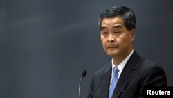 香港特区行政长官梁振英（资料照）