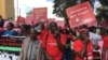 Hundreds of Protestors marched in Nairobi demanding an end to corruption. At least $100 million have been stolen at the country's national youth service. (Photo: Mohammed Yusuf for VOA) 