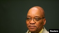 Le président sud-africain Jacob Zuma, 14 juin 2005.