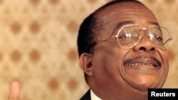 Kyungu Wa-Kumwanza, un des opposants du groupe G7, dans le Haut Katanga