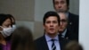 Mantan Menteri Kehakiman Brazil, Sergio Moro, saat memberikan keterangan kepada pers mengenai pengunduran dirinya di Brasilia, Brazil, 24 April 2020. (Foto: dok).