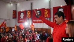 Le président du Venezuela, Nicolas Maduro à Caracas, le 26 février 2018