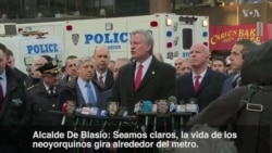 De Blasio: "Esto fue un intento de ataque terrorista"