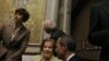 The world's costliest artwork, Gustav Klimt's portrait of a Viennese lady from 1907 "Adele Bloch-Bauer I," left, hangs in New York's Neue Galerie Museum for German and Austrian Art after being unveiled by its new owner, cosmetics magnate Ronald Lauder, fa