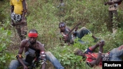 Une photo d'anti-balaka prise par Camille Lepage en Centrafrique