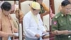 သက်ငယ်မုဒိမ်းမှု ကျူးလွန်သူများ ထိရောက်စွာအရေးယူရေး လွှတ်တော်မှာ ဆွေးနွေးနေကြစဉ် (မရမ်းကုန်းမဲဆန္ဒနယ် မှ ဒေါက်တာဒေါ်မေဝင်းမြင့် (ဝဲ)၊ ပြည်ထောင်စု တရား လွှတ်တော်ချုပ်တရားသူကြီး ဦးသာဌေး (လယ်)၊ ပြည်ထဲရေး ဒုတိယဝန်ကြီး ဗိုလ်ချုပ်အောင်စိုး) ဓါတ်ပုံ- ပြည်သူ့လွှတ်တော်