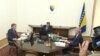 Slijeva nadesno: Željko Komšić, Milorad Dodik i Šefik Džaferović