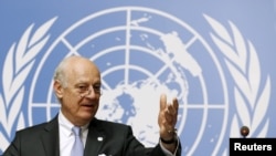 Staffan de Mistura, ONU, Genève, Suisse, le 28 avril 2016. 