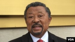 Jean Ping at the Voice of America in Washington DC, November 15, 2016.