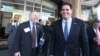 FILE - Israeli Ambassador to the United States Ron Dermer (right)