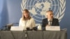 UN Envoy on Human Rights Rhona Smith at a press conference on human rights in Phnom Penh, Cambodia, March 14, 2018. (Hul Reaksmey/VOA Khmer) 
